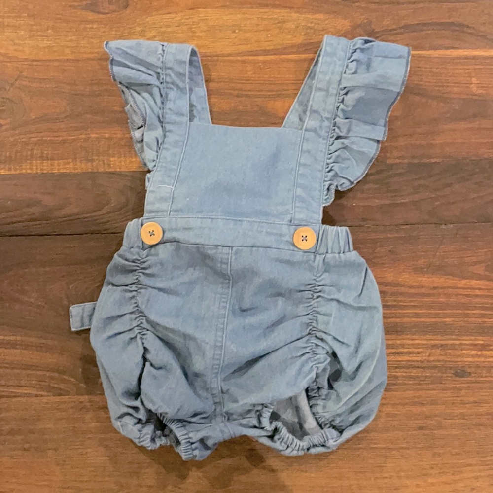 Denim romper